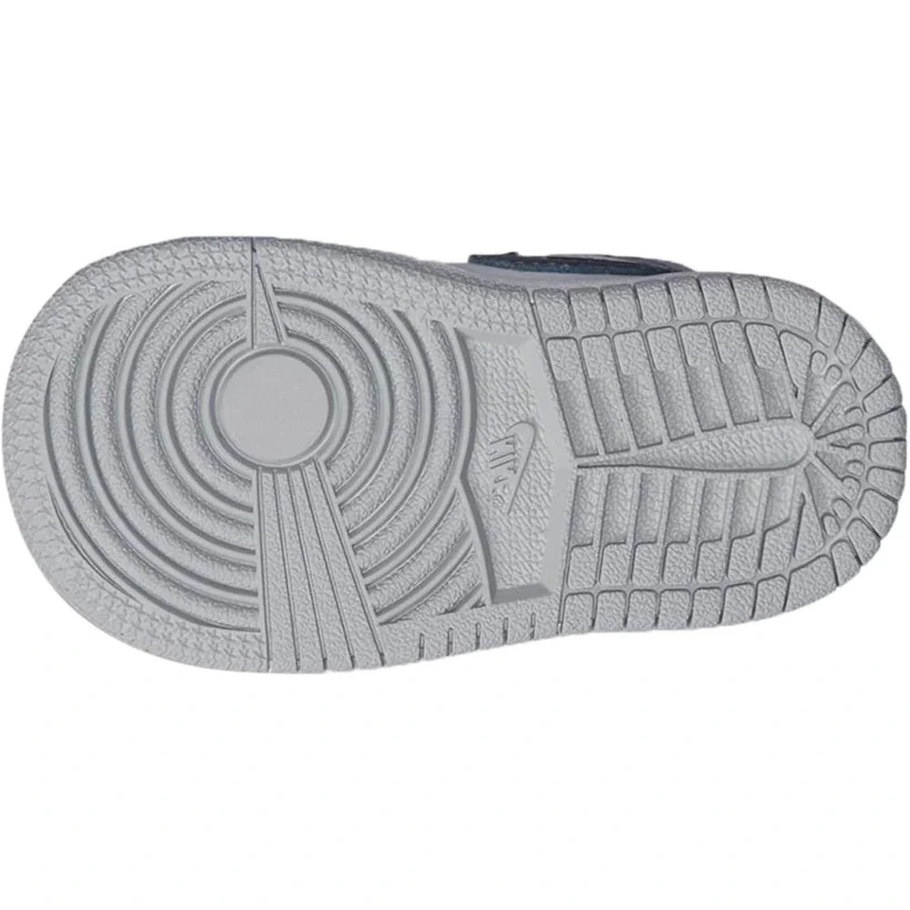 Nike Air Jordan 1 Mid SE Basketball‎ Shoes Sneakers Gray Black White Toddler